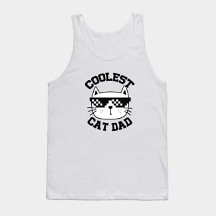 Coolest cat dad Tank Top